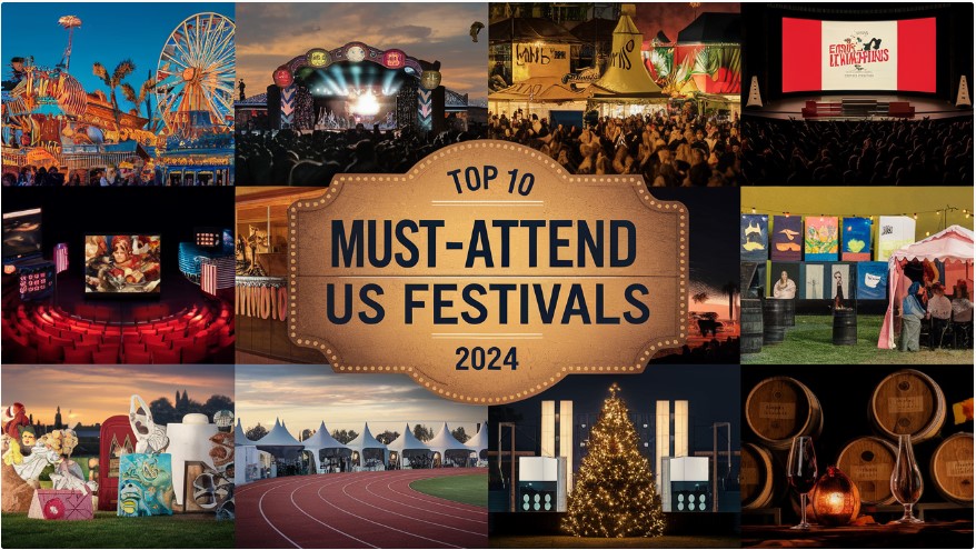 Top 10 Must-Attend US Festivals in 2024: Your Ultimate Guide